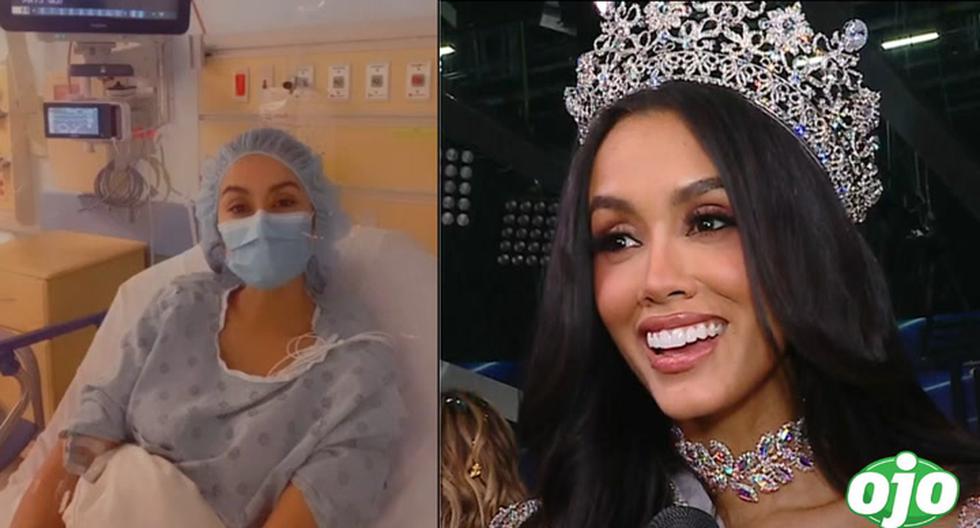 Miss Peru Camila Escribense said before surgery for the deformity |  eye view