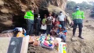 Huancavelica: Hallan a ‘familia ermitaña’ que vive en cueva en lo alto de un cerro | FOTOS