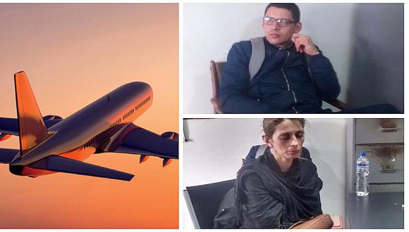 Colombianos son detenidos en aeropuerto Jorge Chávez por robar tablet en pleno vuelo (VIDEO)