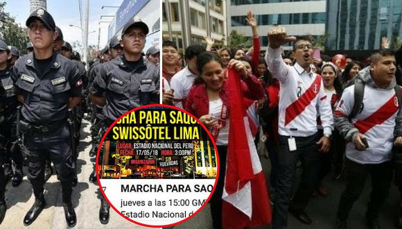 Policía Nacional del Perú envía advertencia a hinchas que intenten saquear hotel 