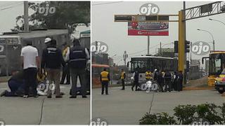 ​Metropolitano: persona tendida cerca a la estación Naranjal moviliza a paramédicos (VIDEO)