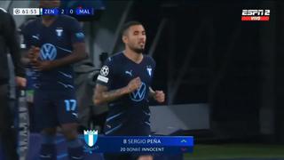 Sergio Peña se estrena en la Champions League: el volante suma minutos en la caída de Malmo | VIDEO