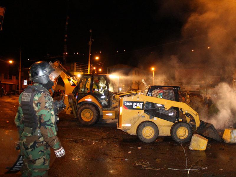 La Oroya: Suspenden paro y desbloquean Carretera Central [FOTOS] 