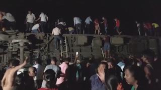 Al menos 50 muertos y más de 500 heridos tras choque de trenes en la India