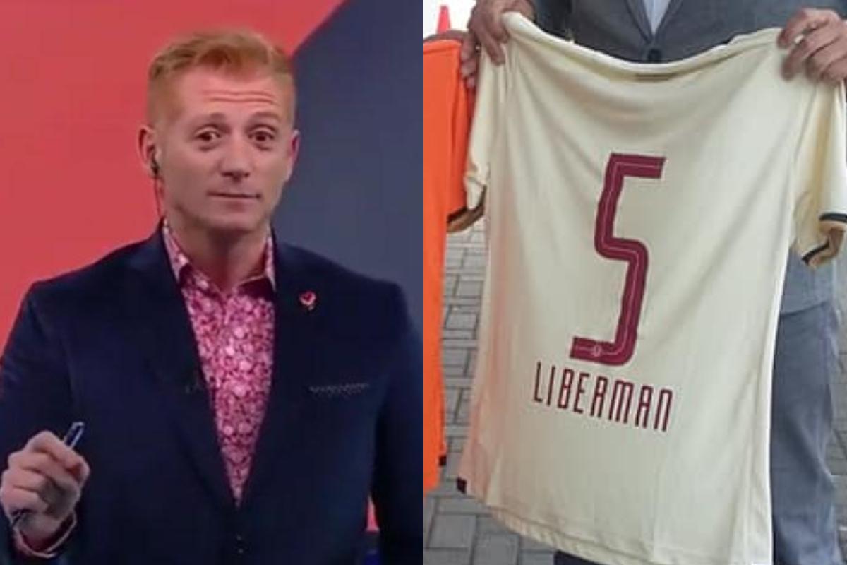Liberman y el peculiar pedido por camiseta de Universitario. (Foto: Internet / Universitario)