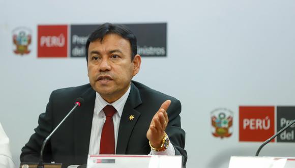 El ministro de Justicia dio detalles sobre el proyecto de ley para castrar químicamente a violadores de menores de edad. Foto: Andina