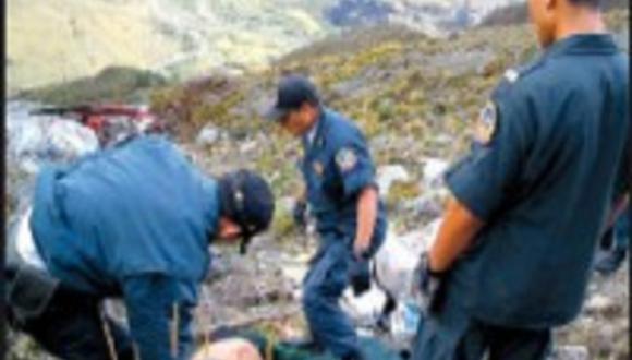Huaraz: Combi se despista y cae al río Uchuyacu 