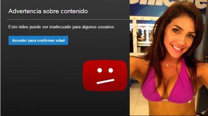 YouTube advierte contenido hot en video de Vania Bludau 