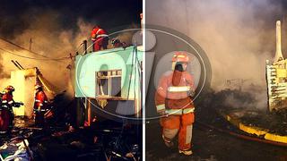 ​Vivienda con material de reciclaje se incendia en el Callao (FOTOS y VIDEOS)