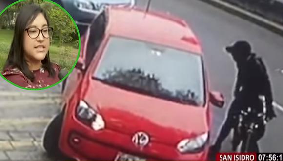 Graban a ciclista escupiendo e insultando a una mujer en su auto (VIDEO)