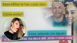 Jackson Mora, novio de Tilsa Lozano, le escribió a su ex Olinda Castañeda: “Esos kilitos te han caído bien” | VIDEO