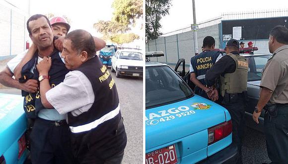 Sujeto usaba chaleco de policía municipal del Callao para cobrar cupos (FOTOS)