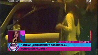Rosángela Espinoza y Carloncho se pelean en plena vía pública 