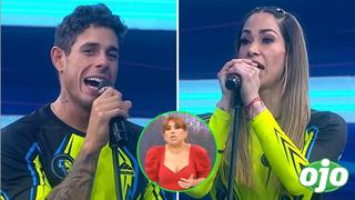 Hugo García y Melissa Loza dejan en claro que ven ‘Magaly TV’ al usar el apodo de Christian Domínguez