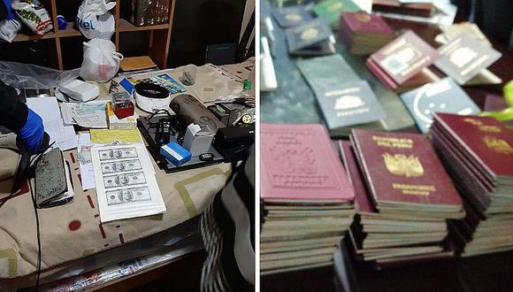 Cae banda dedicada a la falsificación de pasaportes y demás documentos en San Juan de Miraflores
