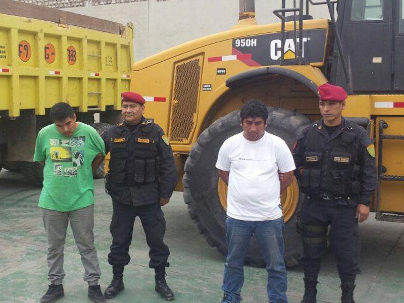 Puente Piedra: Caen ladrones de maquinaria pesada [VIDEO] 