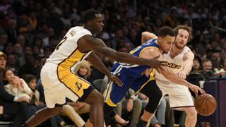 NBA: Coleros Lakers sorprenden a los campeones Warriors y los derrotan