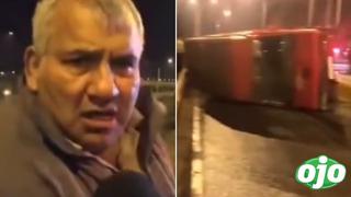 Hombre en aparente estado de ebriedad pide que le ayuden a voltear su carro para poder irse