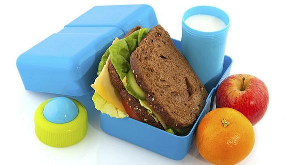 Las loncheras de los estudiantes  representan el 15 % de las calorías de su alimentación diaria