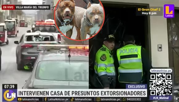 Atacan a policías con perros pitbull durante intervención. Foto: Latina