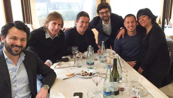 Ricardo Gareca se reúne con Gianluca Lapadula en Italia [VIDEO] 