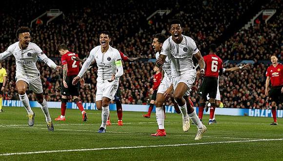 ​Liga de Campeones: PSG pone en su sitio a inflado Manchester United con 0-2