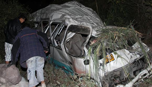 Ascienden a 12 los fallecidos en accidente de Matucana 