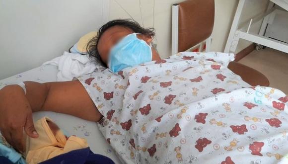 San Martín: Madre alumbra a bebé cuando se encontraba cumpliendo cuarentena preventiva en albergue de Tarapoto. (Foto: Andina)