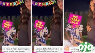 Ana Paula Consorte muestra avanzado embarazo junto a Paolo Guerrero | VIDEO