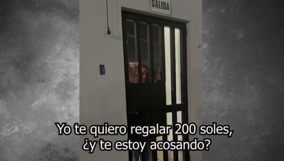 Abogado fue denunciado por el delito de acoso sexual a una joven en Trujillo (Captura: América Noticias)
