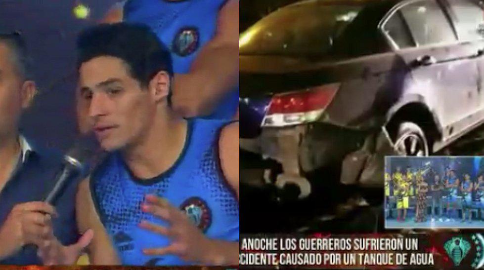  Esto es Guerra: Integrantes sufrieron peligroso accidente automovilístico  