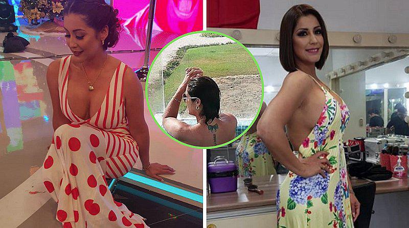 Karla Tarazona sorprende con sexy 'topples' en piscina (FOTOS)