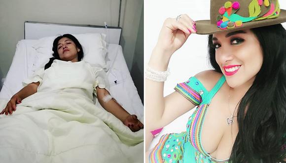 Katy Jara fue internada en clínica tras sufrir una fuerte descompensación