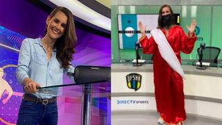 Talía Azcárate: Periodista se disfraza del ‘Hincha Israelita’ luego del triunfo de la selección peruana ante Paraguay