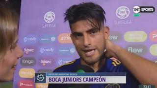 Zambrano: “Salir campeón en La Bombonera es lo mejor que le toca vivir a cualquier jugador del mundo” | VIDEO