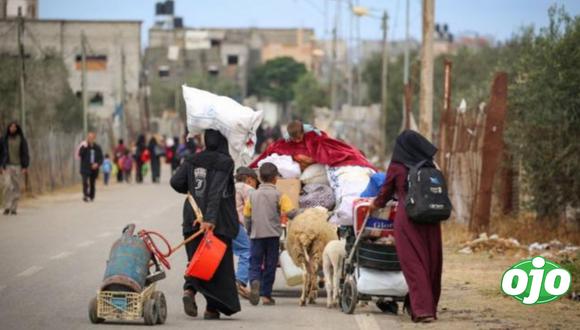 Crisis humanitaria en Rafah: 80 mil personas abandonan sus hogares tras próxima operación terrestre en Israel