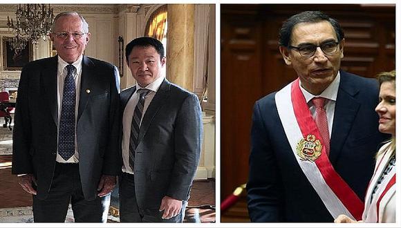 Kenji Fujimori felicita a Martín Vizcarra por la presidencia, pero no olvida a PPK 