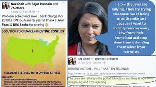 Congresista desea 'trasladar' Israel a Estados Unidos y la suspenden