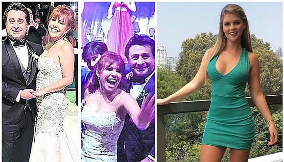 Magaly Medina: este es el inapropiado vestido que Brunella Horna usó en su boda (VIDEO)