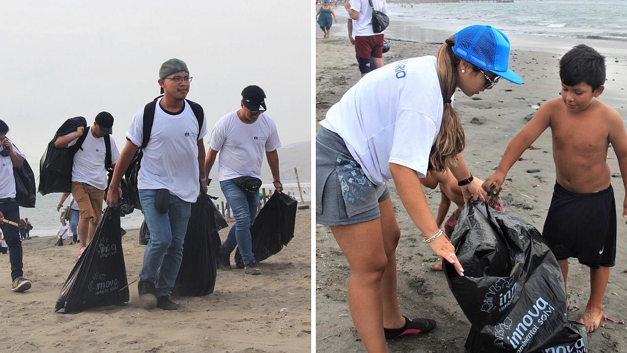 Voluntarios recogen más de 300 kg de basura en playas de Ancón (FOTOS)