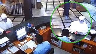 Ratero se viste de fantasma e intenta asaltar un hotel (VIDEO)