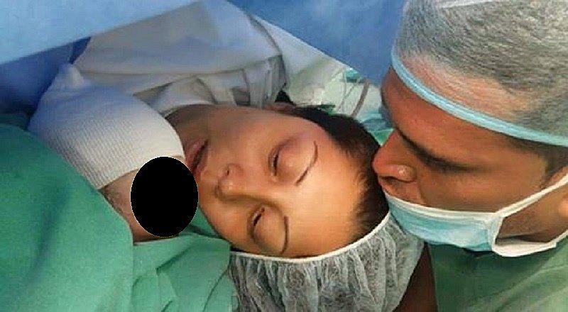 Karla Tarazona y Christian Domínguez ya son papas y presentan a su bebé