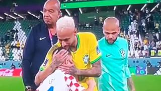 Ternura pura: el emotivo encuentro de Neymar con un niño en pleno lamento | VIDEO