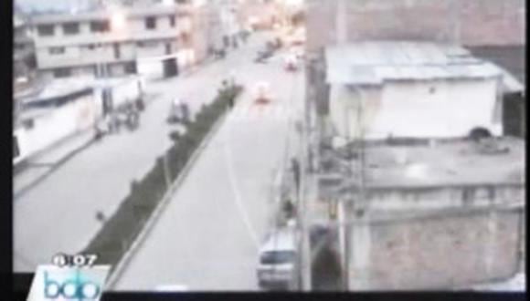 Cajamarca: Policía ebrio atropella a mujer y sus dos hijas (video)