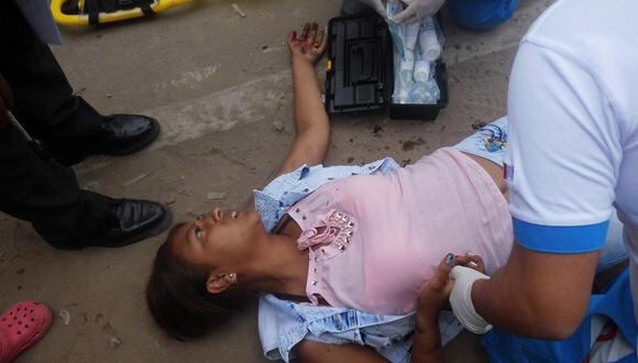 Villa El Salvador: Golpean y disparan a mujer que caminaba por la calle [FOTOS]  