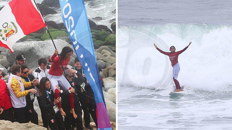 Daniella Rosas GANA medalla de oro en Open Surf en los Juegos Panamericanos Lima 2019 