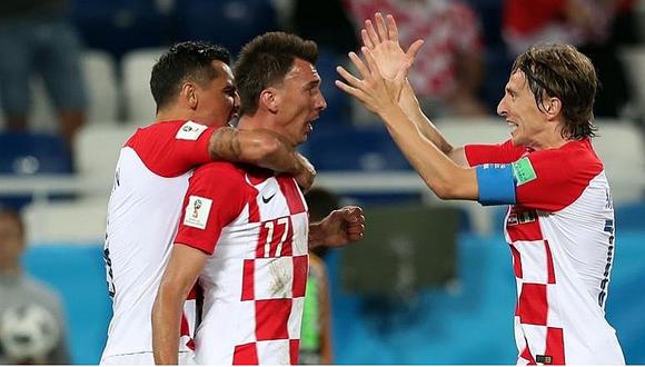 Croacia venció 2-0 a Nigeria y lidera Grupo D en Rusia 2018 [VIDEO]