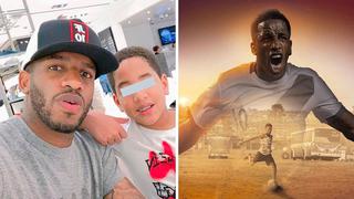 Jefferson Farfán y su hijo miran juntos “La Foquita: El 10 de la calle” tras no poder llevarlo a la avant premiere