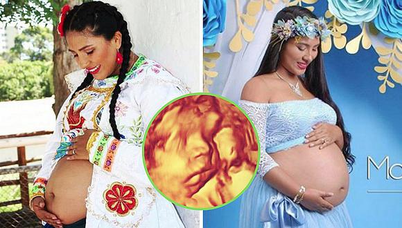  La ‘Chola Puca' tiene hermosa sesión de fotos antes de dar a luz 