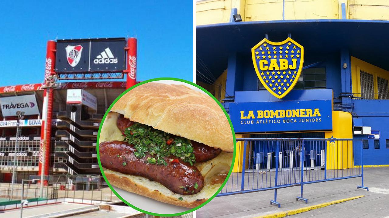 Venta de choripanes fue prohibido a las afueras de los estadios de fútbol de Argentina